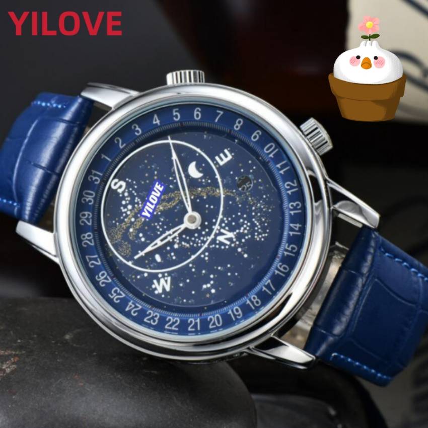 

Automatic Mechanical Motion Exquisite Watch Men 316L Stainless Steel Case Clock Genuine Leather Sweeping Wholesale Men's Gifts Calendar Waterproof wristwatch, As pic