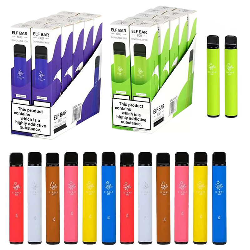 

Elf Bar LUX 600 Puffs battery Disposable E Cigarettes Device Vape 2% 550mah 3.2ml prefilled cartridges Pod Vaporizer elfbar vaporizer Bc Bang 6000 Elux Legend