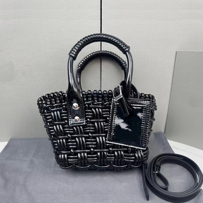 

2022 New Designers Totes Handbags for Women High Quality Bistro Woven Basket Bag Summer Beach Fashion Shoulder Crossbody Purses Mini Clutch Bag, Box(not sold separately)