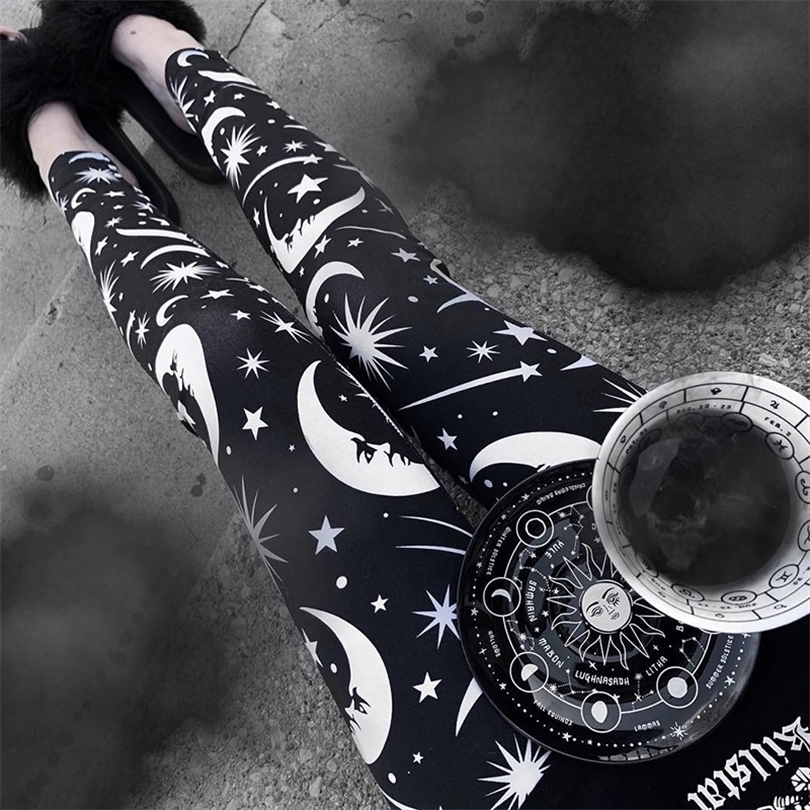 

Liser New Fashion Women Parting Gothic Sexy Leggings Punk Style Daily Hight Waist Leggings 201014, Beige