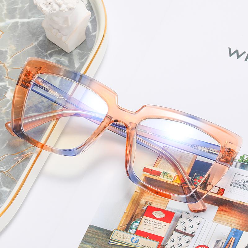 

Sunglasses Women Candy Color Big Thick Square Frame INS Style Reading Glasses Rainbow Presbyopia Reader Eyeglasses Eyewear 1.25 1.75Sunglass