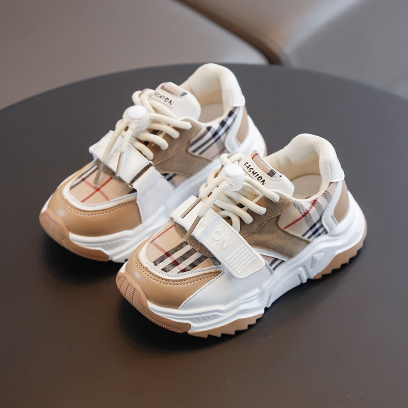 

Children Sports Shoes Boys Girls Spring Damping Casual Shoes Toddler Slip Breathable Sneakers kids shoe 26-36, Pink