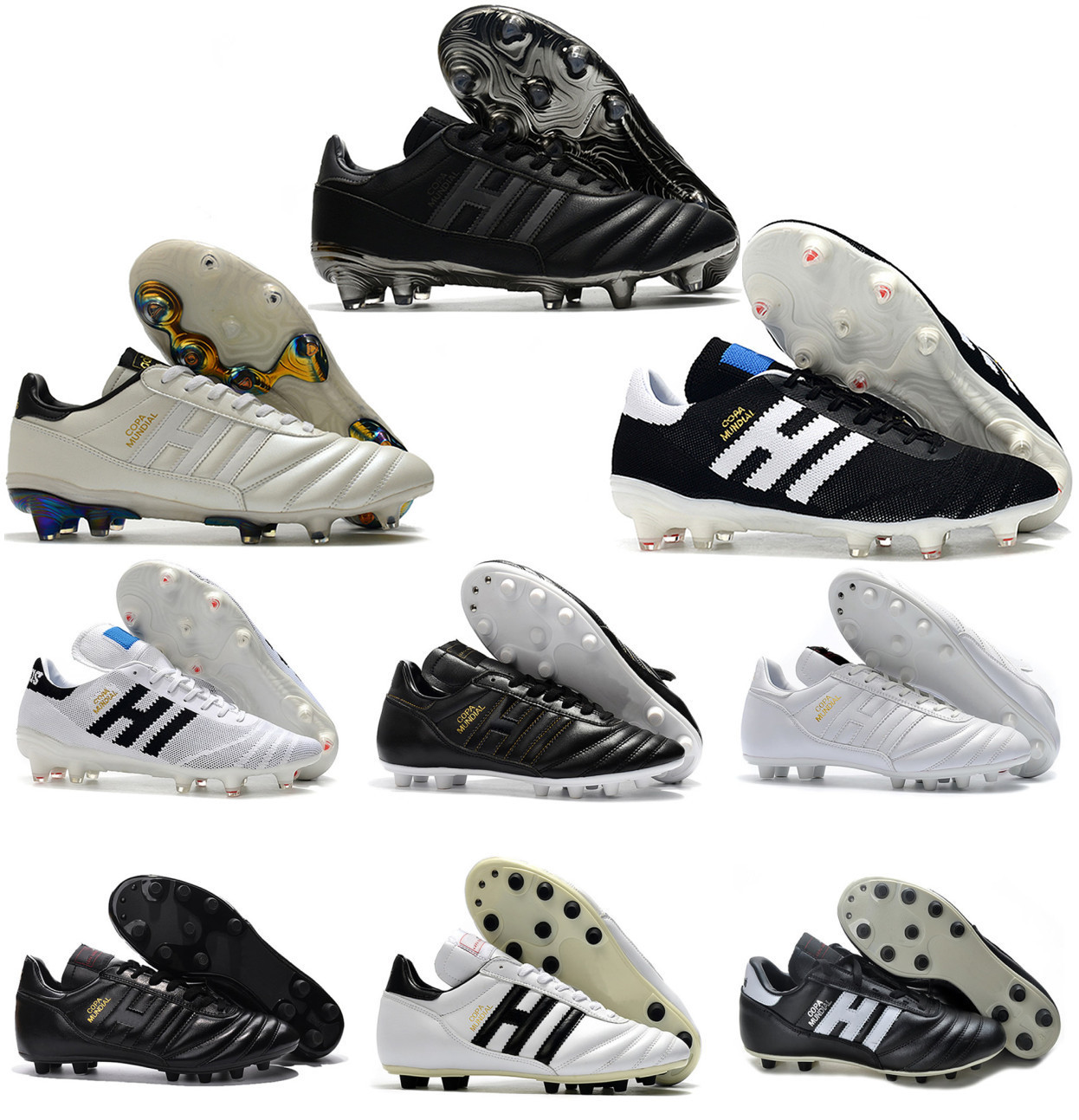 

2022 Classics Mens Soccer Shoes Copa Mundial 21 70Y Eternal Class FG Leather Football Boots futbol Cleats Size 39-45, 3 copa 70y fg
