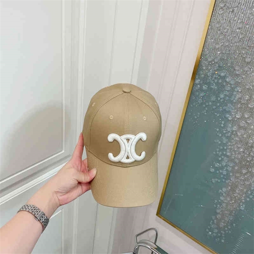 

Ball Celins Caps Designer studio highend customized latest Triomphe baseball cap western style couples same cap, Red