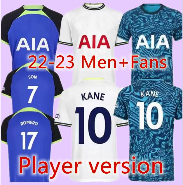 

KANE SON 22 23 RICHARLISON Soccer Jersey KULUSEVSKI HOJBJERG SPENCE PERISIC 2022 2023 LUCAS ROMERO Tottenham Football shirt SPURS home tops Men Player version, 15
