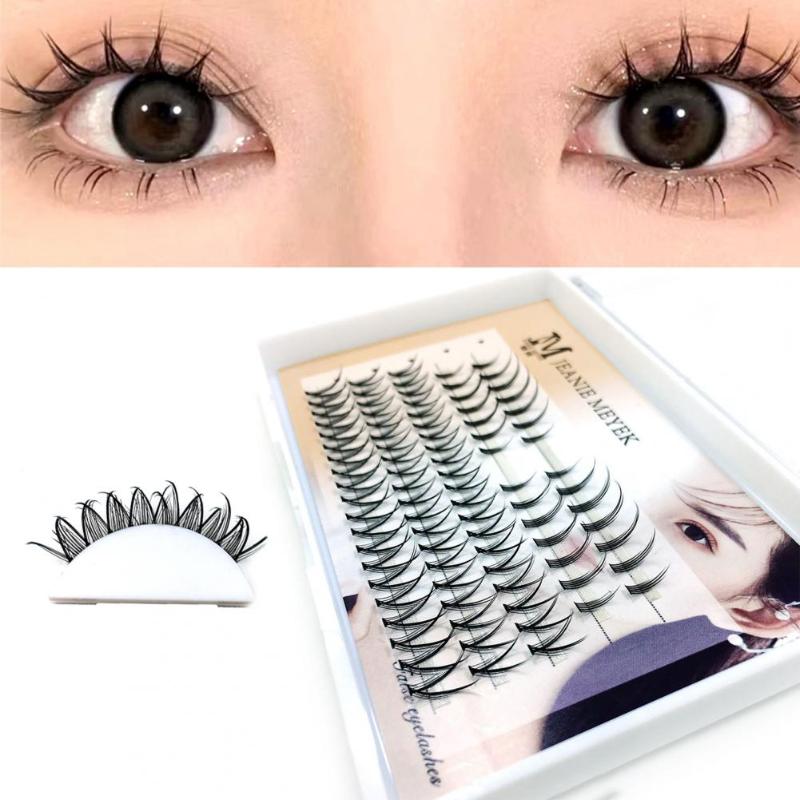 

False Eyelashes Box Trendy Segmented Beauty Fake Simulated Safe EyelashesFalse