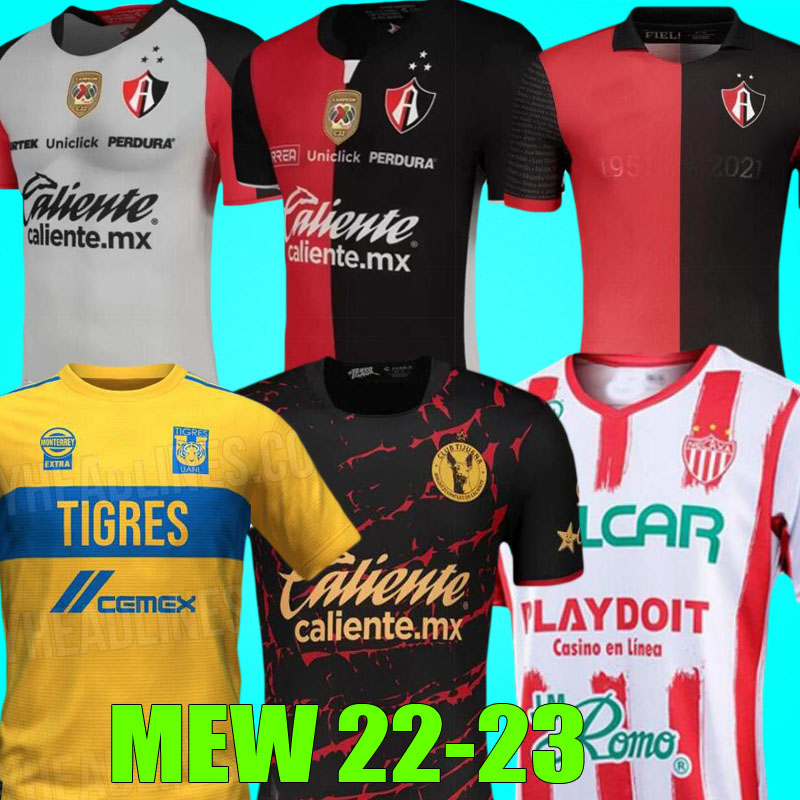 

Liga MX 22 23 Atlas fc Tijuana Soccer Jerseys Club FURCH J.TORRES home away commemorative 2022 2023 B.DIAZ RODRIGUEZ MANOTAS Martinez NAUL Tigres Necaxa football shirt, 22-23 tigres away jersey