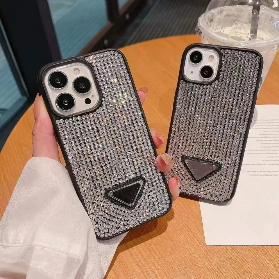 

Luxurys Glitter Phone Cases For Iphone 13 Pro Max 12 11 XS XSmax XR 8 7Plus Fashion Top Designer Bling Sparkling Rhinestone Diamond Jewelled 3D High-End Mobile Case, No boxs