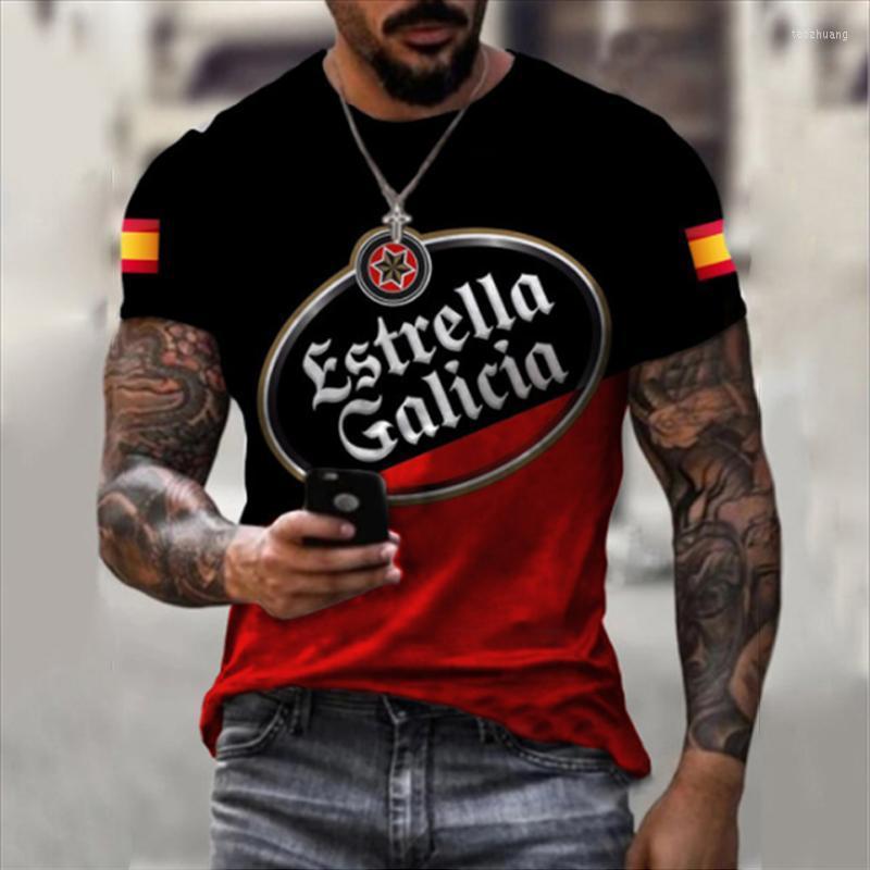 

Men's T-Shirts Summer T-shirt For Men Harajuku Oversized Short Sleeve Male Fashion Clothes 2022 Estrella Top Streetwear T ShirtsMen's