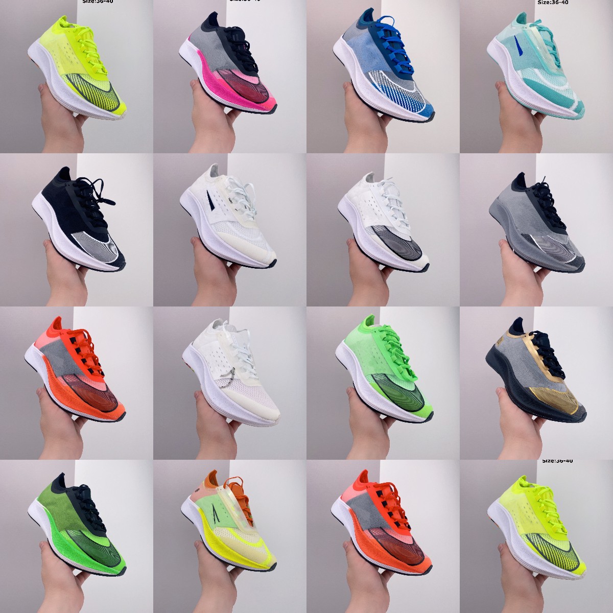 

Men's Zoom Fly 3 Running Trainers Shoes Woman Designers Knit Mesh Sneakers Valerian Pink Ekiden Volt White Team Royal Ice Blue Obsidian Vast Grey Casual Sports Shoe, Fill postage