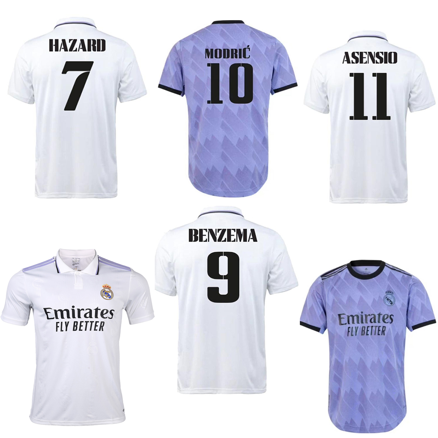 

21 22 23 Season BENZEMA Soccer Jersey CAMAVINGA ALABA MODRIC VALVERDE KROOS Home Away Football Tops Shirt Fans Version Football uniforms for Man Adult, 20-21 home