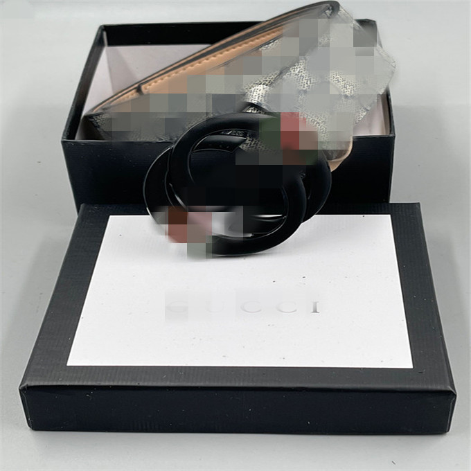 

Designer Women's Belt Men's two-letter leather G buckle classic casual luxury belts gift box AAA+++, A gift box