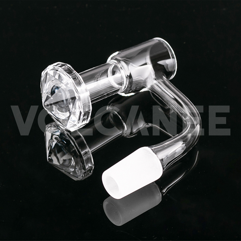 

Volcanee Smoking Accessories Full Weld Terp Slurper OD 20mm Quartz Banger Beveled Edge With Diamond Bottom 10mm 14mm 18mm Female Male For Glass Water Bongs Dab Rigs