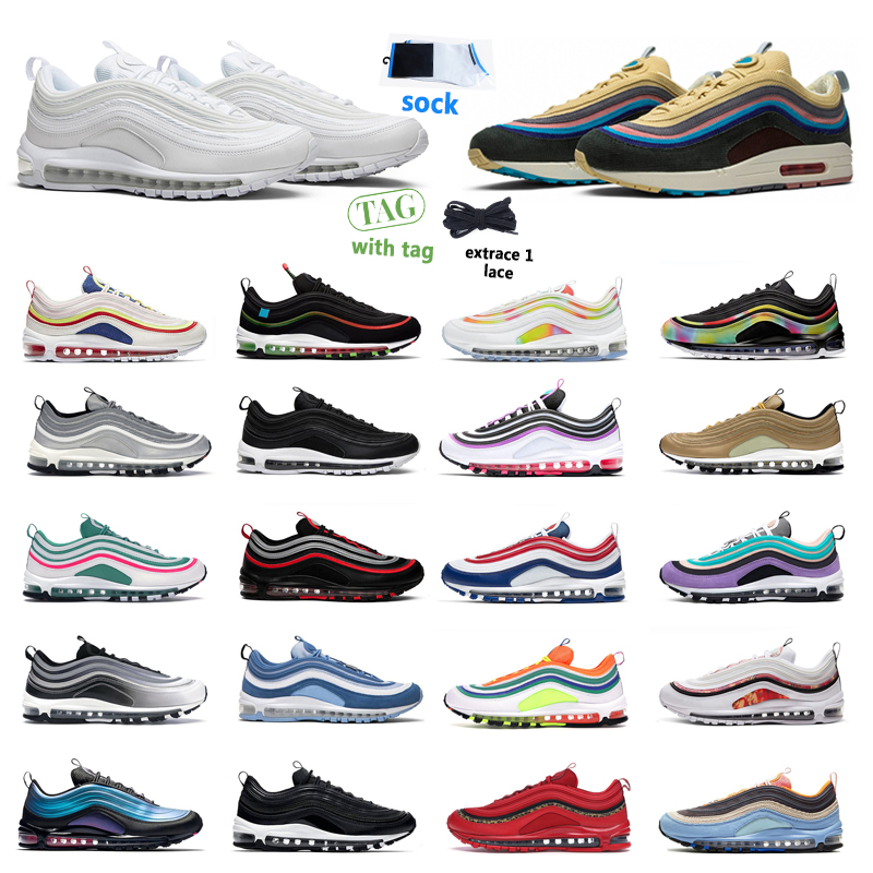 

2022 running shoes man and woman Triple white Sean Wotherspoon Star Silver Bullet Metallic Gold Midnight Navy Persian Violet Throwback Future, #45