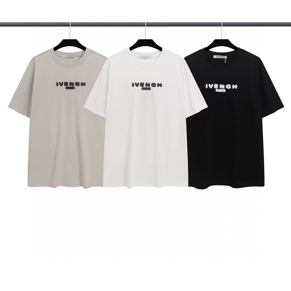 

Men's Tees Shirts Plus Size Short Sleeve Pure Cotton Round Neck T-shirt Embroidery Letter Designer Brand High Street Loose Oversize Casual Unisex Tops 2022 Newest, Price difference