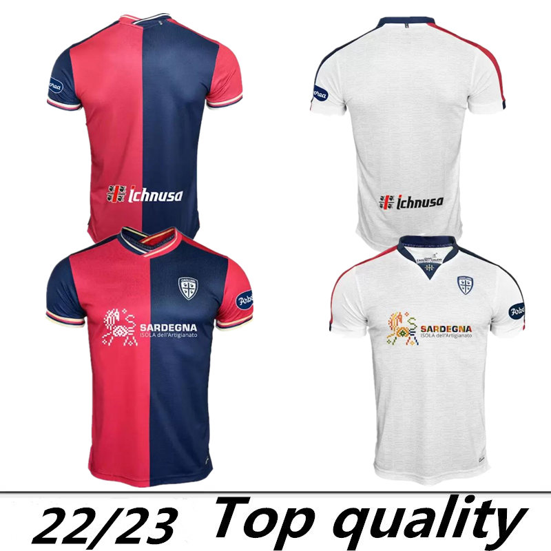 

22 23 Cagliari Calcio Soccer Jerseys 2022 2023 GODIN MARIN KEITA BALDE JOAO PEDRO STROOTMAN NANDEZ PAVOLETTI Home Away Football Shirt