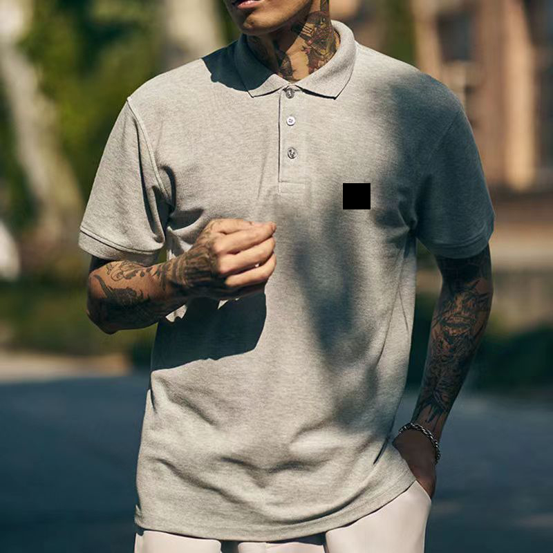 Man Polos Shirt Designer Mens T Shirts Summer Short Polo Tops With Budge Embroidery Tshirts 13 Colors S-4XL-image-767396918