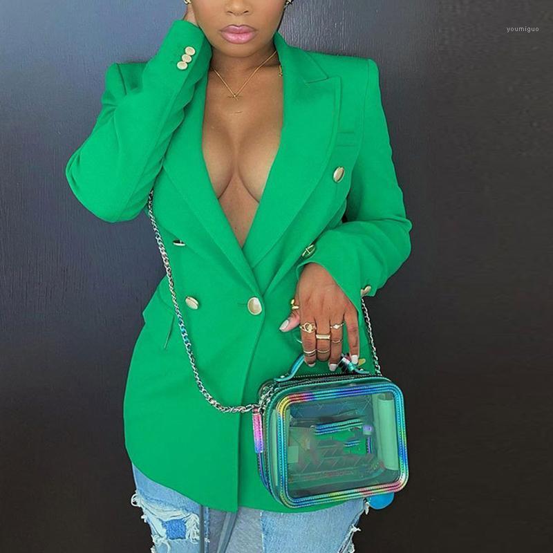 

Women' Suits & Blazers Women Elegant Commute Blazer Office Lady Fashion Turn-Down Collar Button Suit Coat Outwear Autumn Long Sleeve Slim, 01 yellow