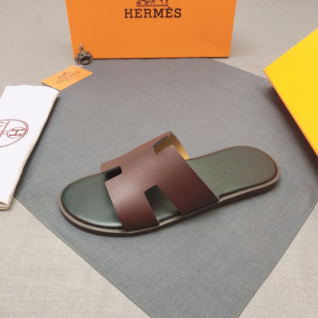 Hermes Oran Sandals For Men Womens Size 36-45 Slippers High version Sandal