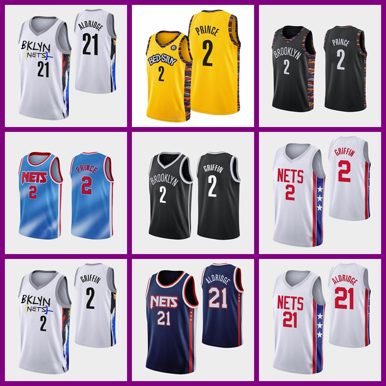 

Basketball Jersey Brooklyn''Nets''men 21 LaMarcus Aldridge 2 Blake Griffin men women youth 0729, Nik