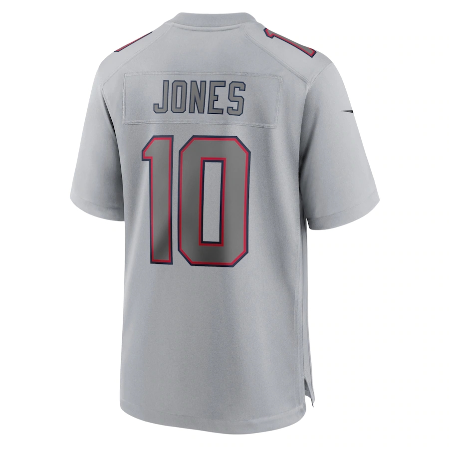 

Mac Jones #10 New England''Patriots''MEN Atmosphere Fashion football Jersey Silver