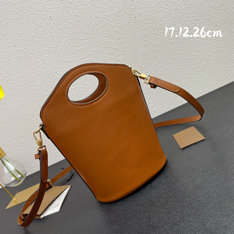 

luxurys designers crossbody bags handbags purses top quality fashion branded Canvas leather bag graceful womens brown cross body shoulder bag round Bucket, Customize