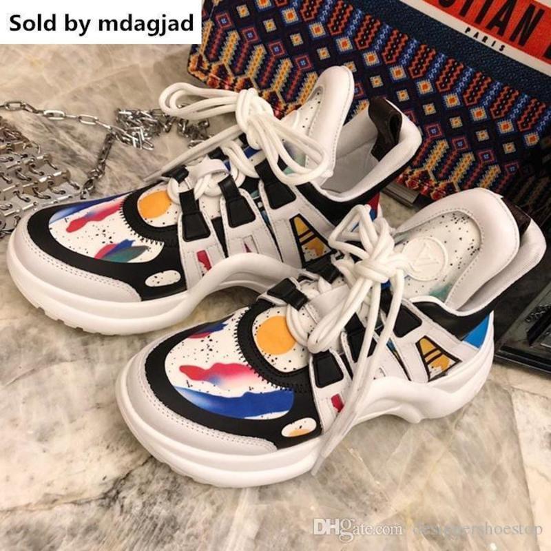 

Archlight Sneakers Excusively Online Men Designer Womens Oversize Outsole Lace Up Shoes Comfortable Sneaker with, As the pic show