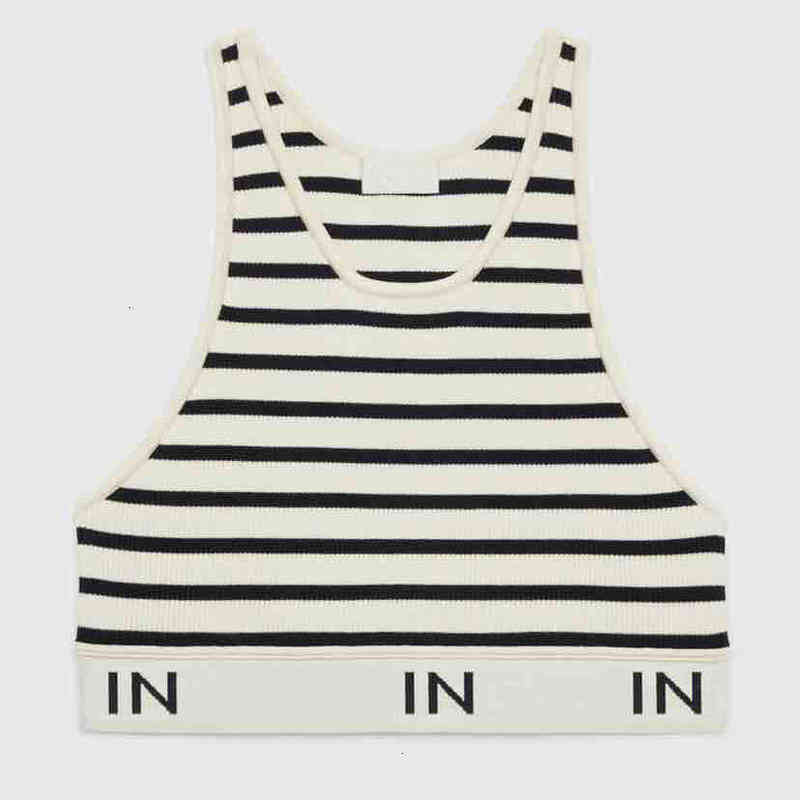 

Stripe Letter Vests T Shirts Womens Designer Clothing Sleeveless Short Style Tanks Sexy Ladies Tshirt For Party Nightclub fashion1, Beige