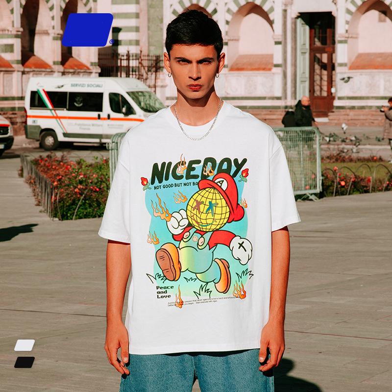 

Men's T-Shirts Fashion Spring Summer Tops For Men 3M Laser Reflective T-shirt Women Oversize Trend Lovers T-shirtMen's