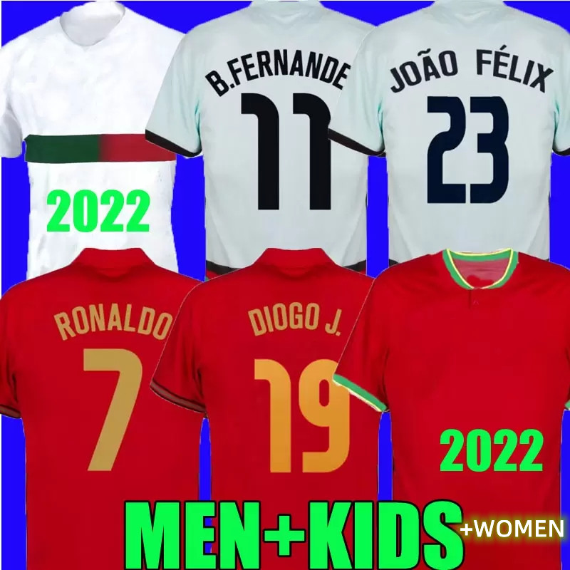 

2021/2022 soccer jersey FERNANDES DIOGO RUBEN NEVES Portugieser Retro 2022 JOAO FELIX Portuguesa Football shirts men women kids uniforms BERNARDO Portuguese, 20/21 men away