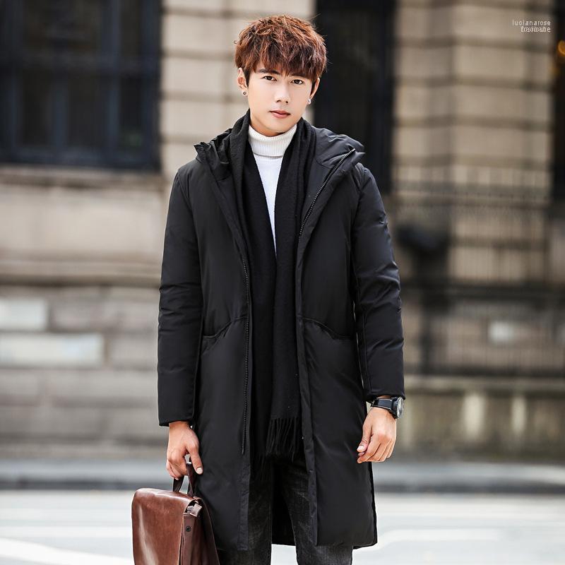 

Men's Down & Parkas Warm Thick Winter Mid-length Jacket Men Brand Clothing Top Quality X-Long Male White Duck Coat -3XL1 Luci22, Photo color