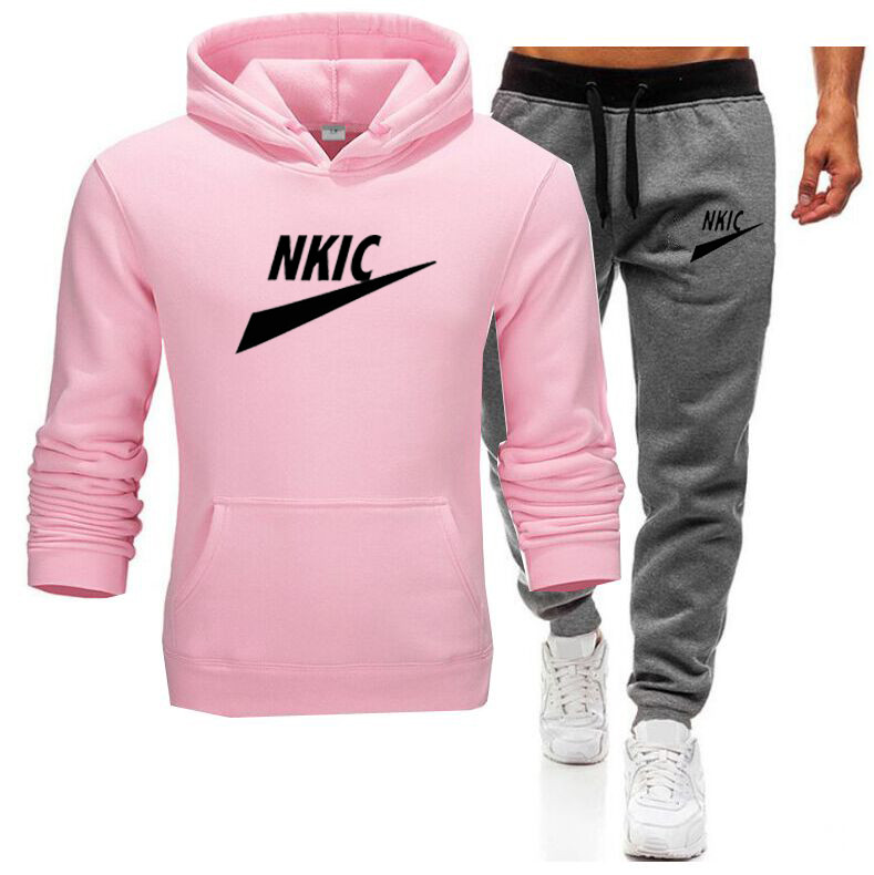 

2022 Brand Men Tracksuit 2 Piece Tops and Pants Mens Sweat Suits Set Letter Print Jogger Sets for Men Clothing Male Fleece Streetwear