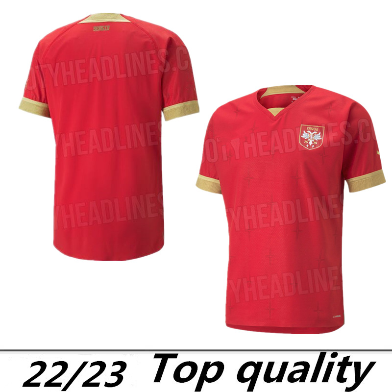 

2022 2023 world Cup Serbia soccer jerseys home red Tadic Vlahovic Serbiea football shirt SERGEL MILIVOJEVIC MITROVIC Kostic KOLAROV Men Kits uniform camisetas de