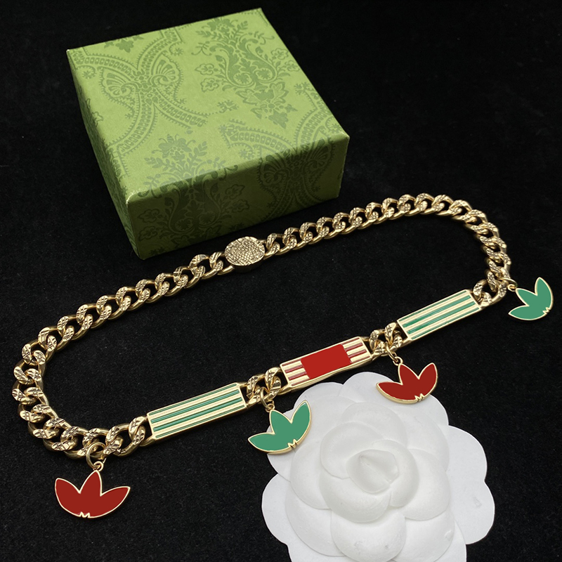 

Women Designer Chain Necklace Pendant Fashion Gold Necklaces Mens Luxury Necklace Unisex Jewelry Necklaces 2208052D