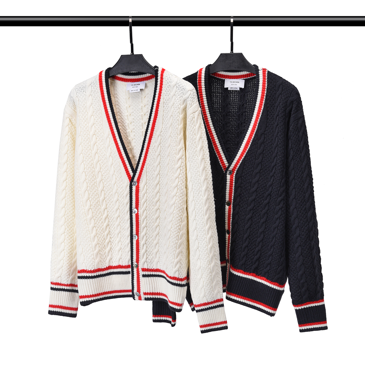 Pull pour hommes en V en V Veste en tricot en laine d￩contract￩e de NEW CARDIGAN STRIGAN