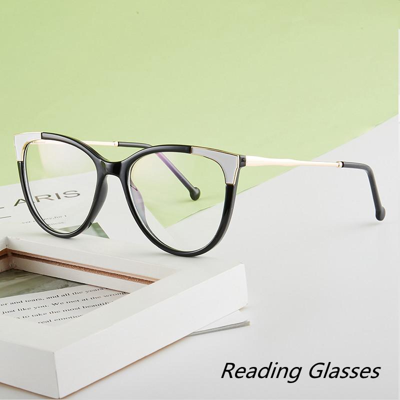 

Sunglasses Fashion Hyperopia Glasses Women Big Square Spectacle Frames Blue Light Filter Prescription Customization 0 To 6 Anti ReflectiveSu