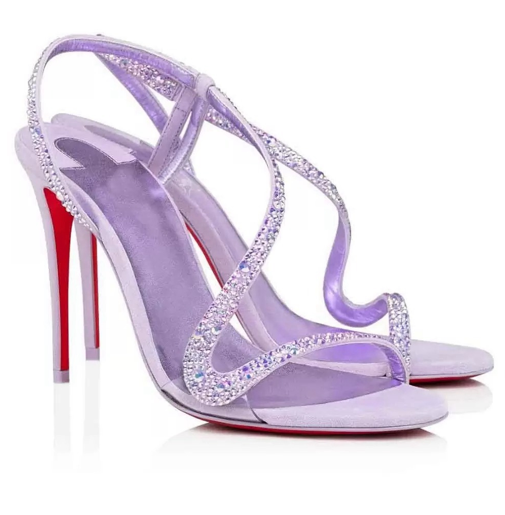 

2022 Top Summer Fashion Brands Rosalie Strass Sandals Shoes Elegant Women Bridals Wedding High Heels Lady Pumps Crystal Strappy Gladiator Sandalias With Box EU 35-43