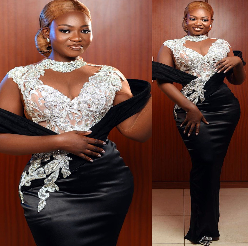 

2022 Plus Size Arabic Aso Ebi Black Sheath Luxurious Prom Dresses Lace Beaded Evening Formal Party Second Reception Birthday Engagement Gowns Dress ZJ428, Lilac