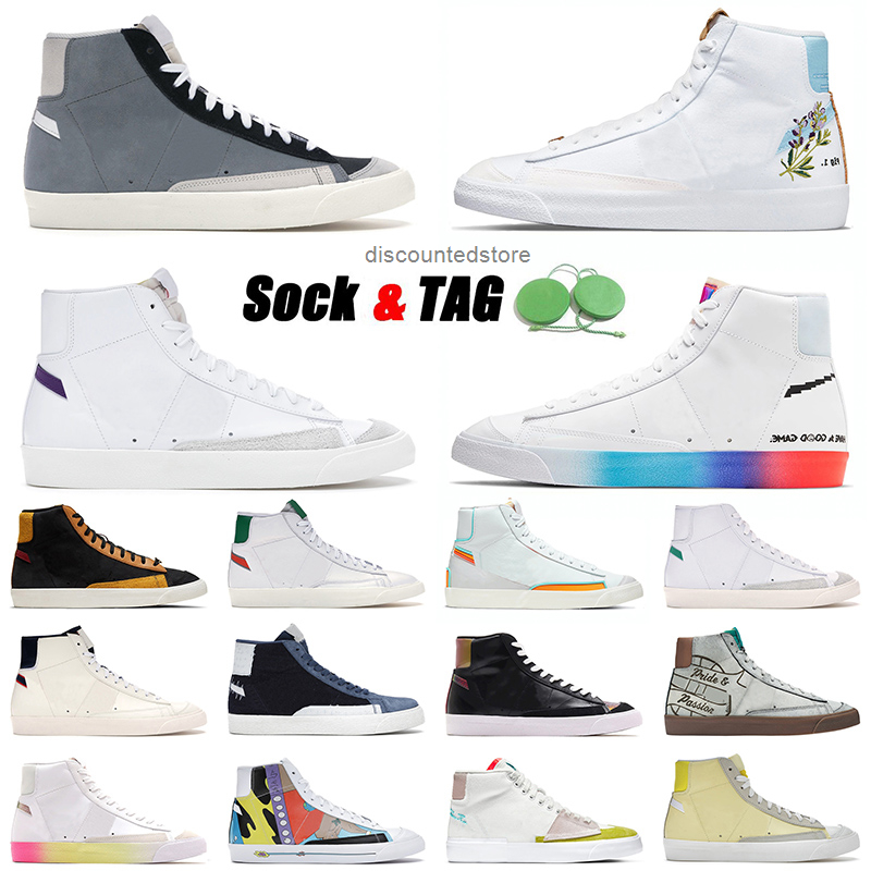 

Blazer MID 77 Vintage Running Shoes Have A Good Game Cool Grey Thermal White Bright Crimson Trainers Sneakers SIZE 36-45, C1 have a good game