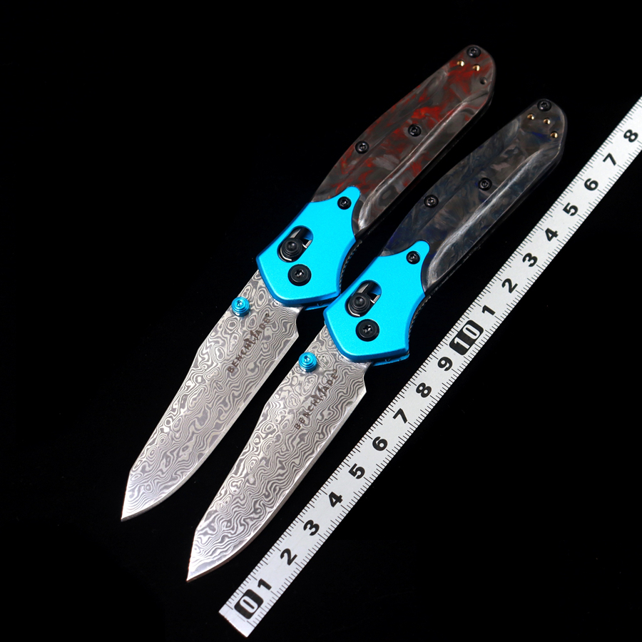 

Benchmade BM945-221 Gold Class Mini Osborne AXIS Folding Knife 2.92 Outdoor Camping Hunting Pocket Tactical Self Defense EDC Tool BM 945 940 535 Knife