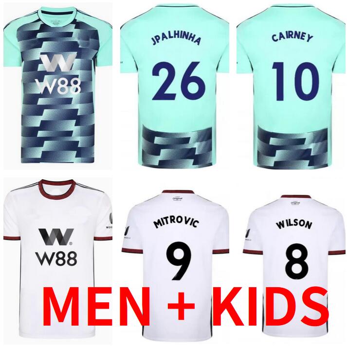 

22 23 CAIRNEY Mitrovic SOCCER JERSEYS Home away 2022 2023 camiseta de futbol KEBANO WILSON MUNIZ J. Palhinha ROBINSON men kids kit FOOTBALL shirts Uniform tops