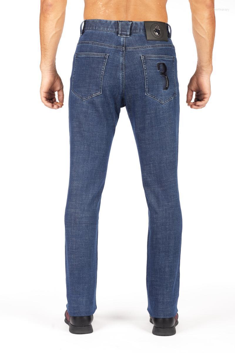 

Men's Jeans Cotton 2022 Autumn Winter Thick Fashion Casual Embroidery Outdoor High Quality Size 31- Middle WaistMen's Bert22, Gray