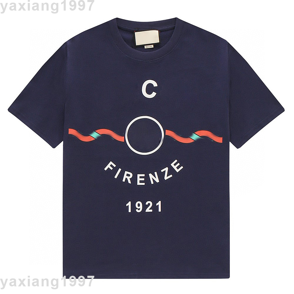 

spring and summer new shirt high grade cotton Sweatshirts printing short pants sleeve round neck panel T-Shirt s-m-l-xl-xxl-xxxl black white y-021, Blue