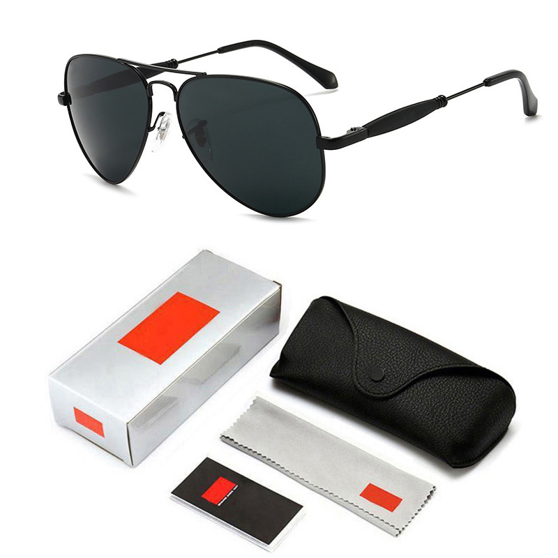 3517 Lunettes de soleil aviation hommes femmes femmes extérieurs conduisant des verres de banoute pilote américain armée militaire optique rayure