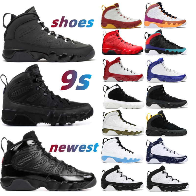 

2022 Top Trend Basketball Shoes 9 Mens Dark Charcoal University Gold Racer Blue Dream It Do 9s Gym Red Raging Retro Bull White Black Grape