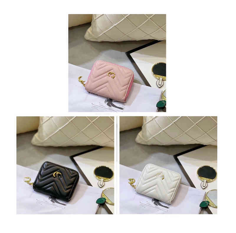 

Designer Leather Long G Wallet Woman Mens Lovers Latest Large Capacity Zipper Letter Simple And Versatile Bag Handbag Women's Chain Mini Zero Card Wallet, 1111