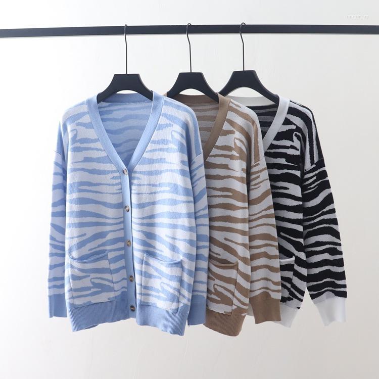 

Women's Knits & Tees Autumn Women's Long-sleeved Loose And Lazy Style Sweater Single-breasted V-neck Knitted Cardigan CoatWomen's Mari22, 02