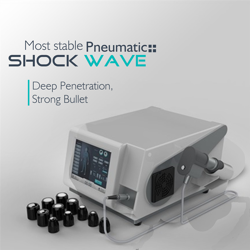 

Shockwave phyisotherapy Health Gadgets pneumatic shock wave machie with 6Bar energy for body pain relief and ED treatment