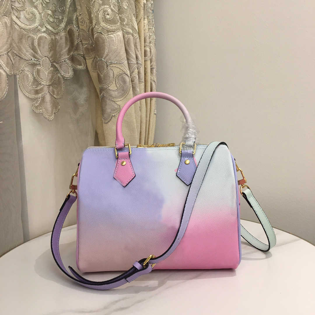 

Classic Tote Bag Clutch MM Wild at Heart onthego Handbag Purse Women Fashion Genuine Leather Shoulder Bags multi pochette accessories