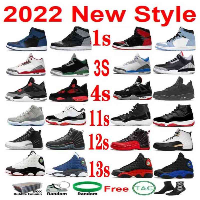 

OG 1 University Blue 1s Rebellionaire Basketball Shoes 2022 Infrared 4 Union LA x 4S Guava Ice Bred 11S Space Jam Concord 45 Black Cat Sneaker, 30